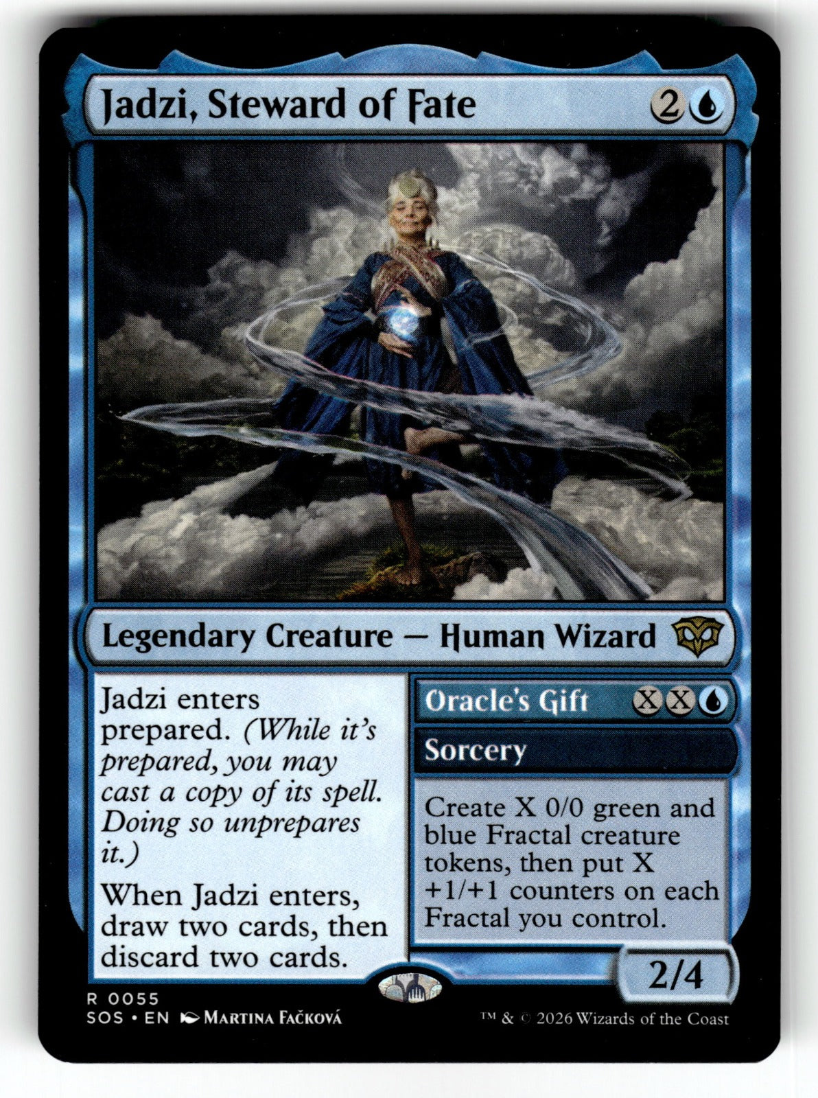 Jadzi, Steward of Fate – 55 SOS: Secrets of Strixhaven R LP