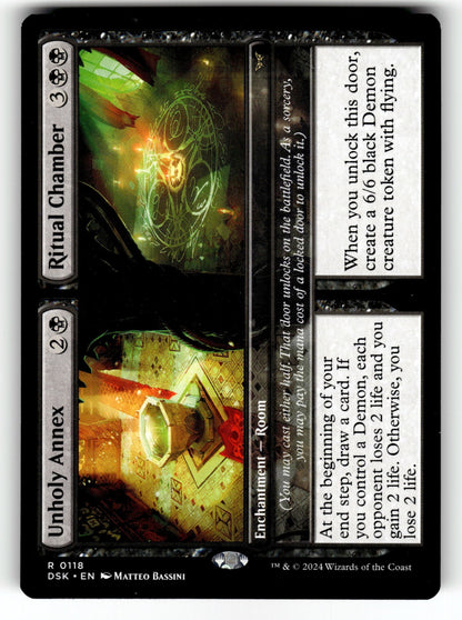 Unholy Annex // Ritual Chamber – 118 DSK: Duskmourn: House of Horror R NM