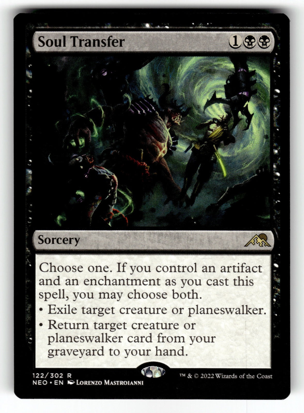 Soul Transfer – 122 NEO: Kamigawa: Neon Dynasty R NM