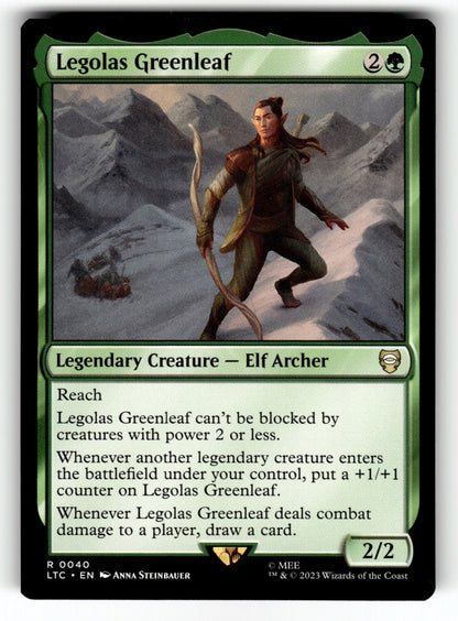 Legolas Greenleaf – 40 LTC: Commander: The Lord of the Rings: Tales of Middle-earth R LP