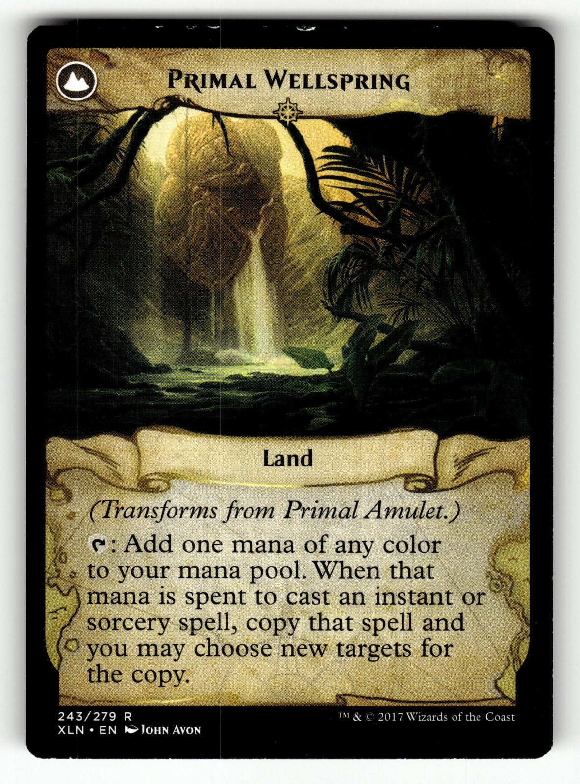 Primal Amulet – 243 XLN: Ixalan R LP (Back)