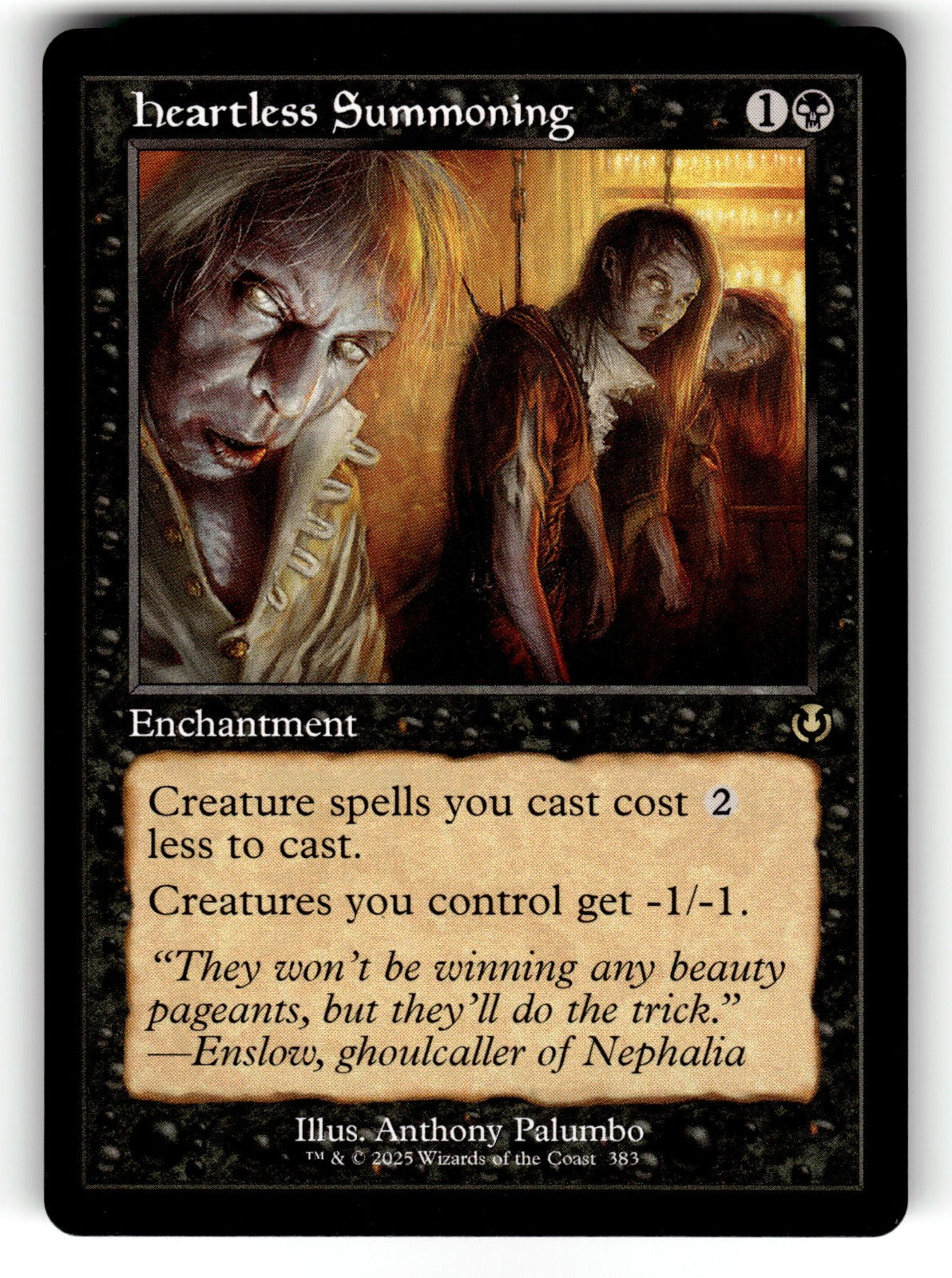 Heartless Summoning (Retro Frame) – 383 INR: Innistrad Remastered R NM
