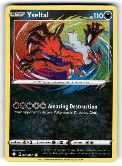 Yveltal – 046/072 SHF: Shining Fates Amazing Rare Holo LP