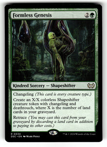 Formless Genesis – 34 DSC: Commander: Duskmourn: House of Horror R NM