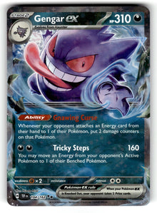 Gengar ex – 104/162 TEF: SV05: Temporal Forces Double Rare Holo NM