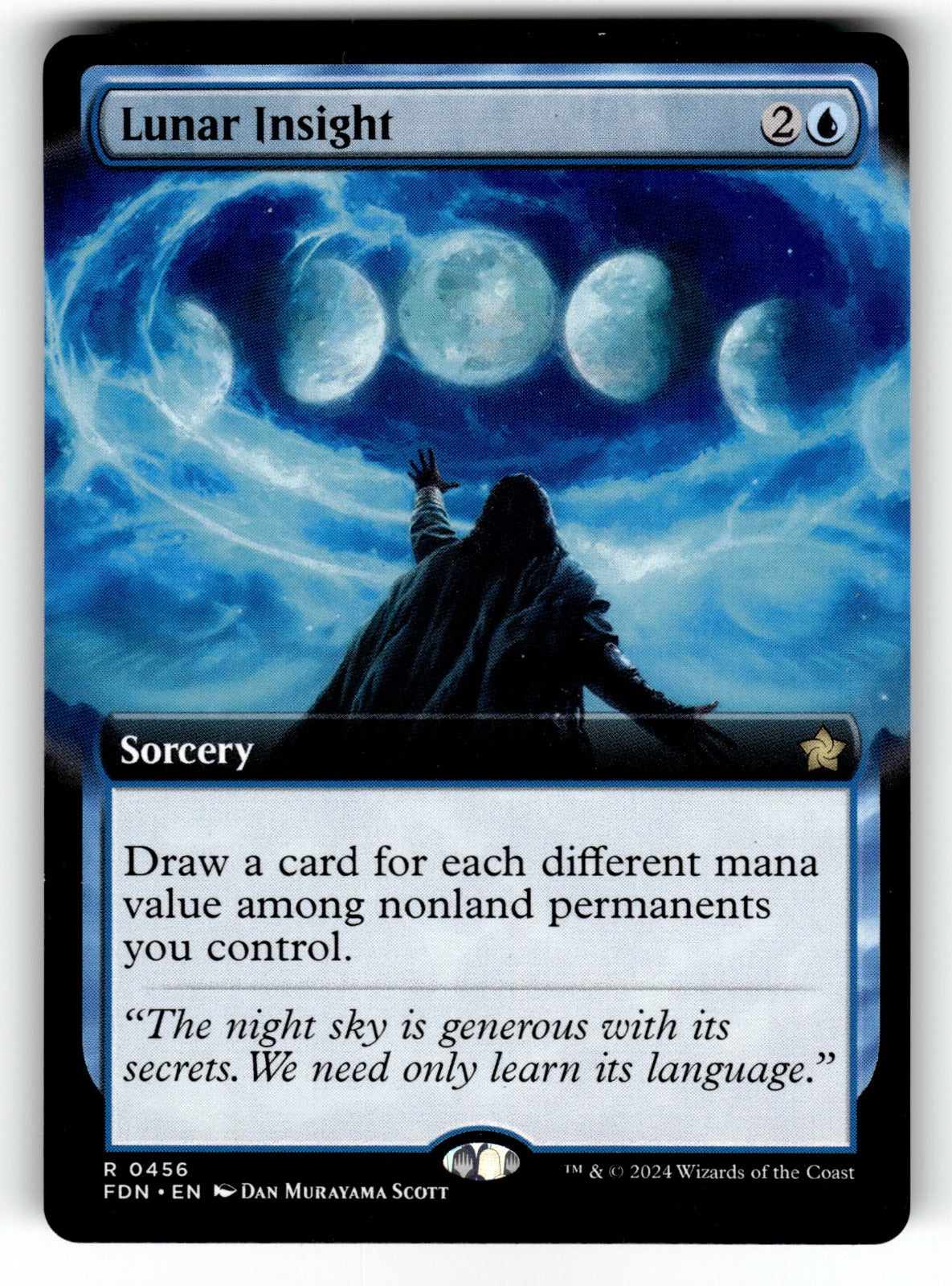 Lunar Insight (Extended Art) – 456 FDN: Foundations R NM