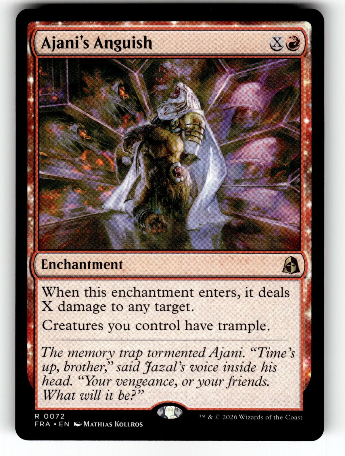 Ajani's Anguish – 72 FRA: Reality Fracture R NM