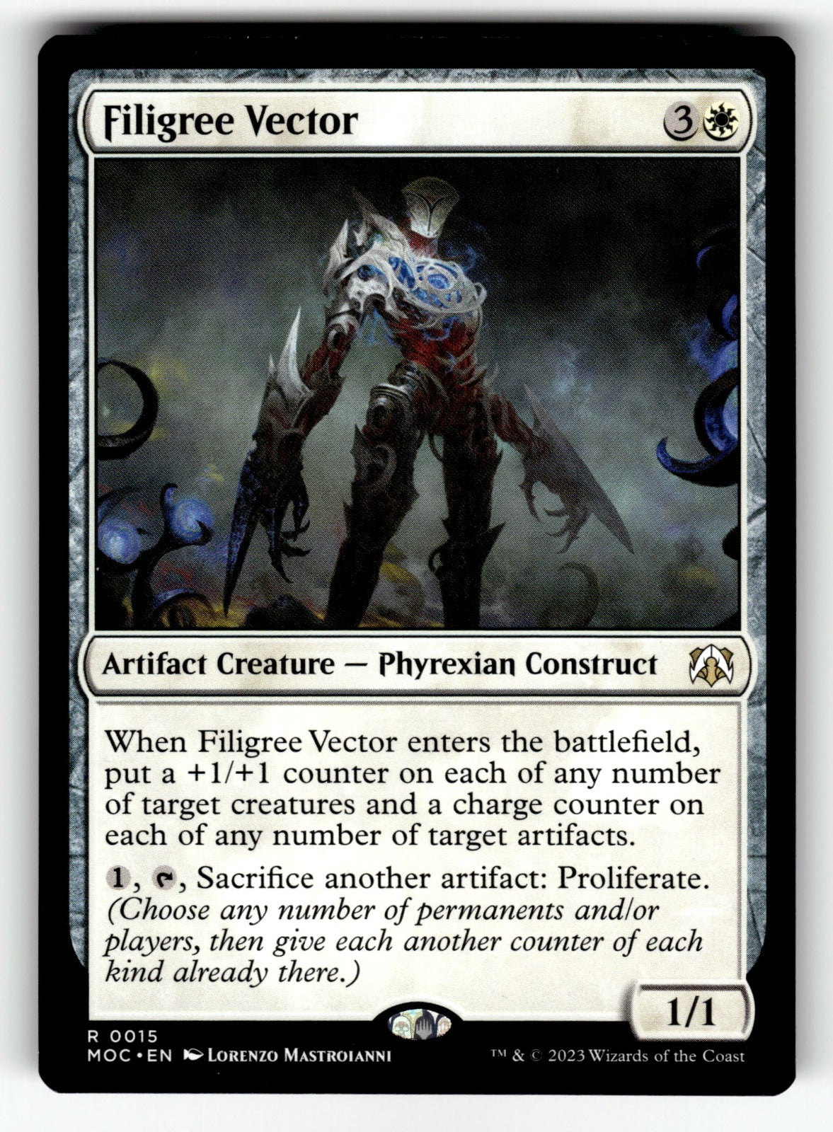 Filigree Vector – 15 MOC: Commander: March of the Machine R NM