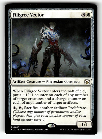 Filigree Vector – 15 MOC: Commander: March of the Machine R NM