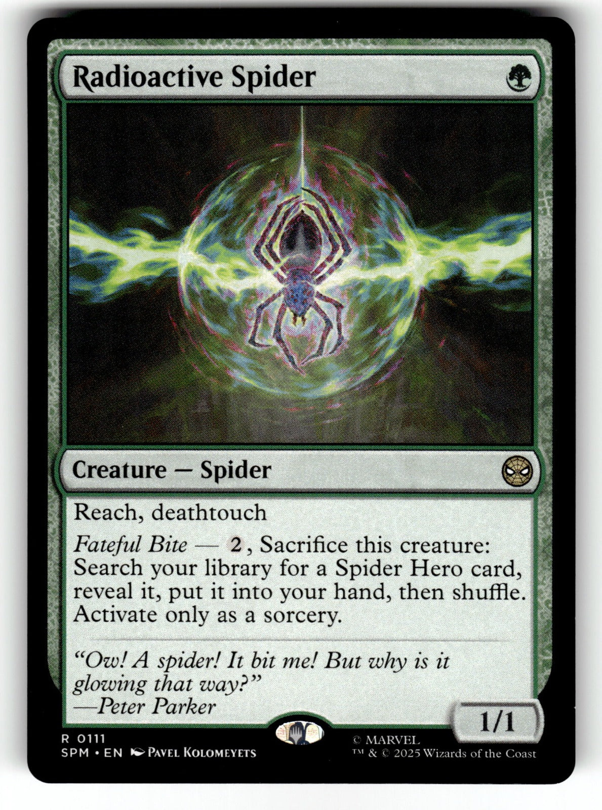 Radioactive Spider – 111 SPM: Marvel's Spider-Man R NM
