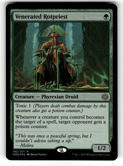 Venerated Rotpriest – 192 ONE: Phyrexia: All Will Be One R Foil NM