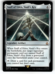 Staff of Eden, Vault's Key – 76 ACR: Universes Beyond: Assassin's Creed M NM