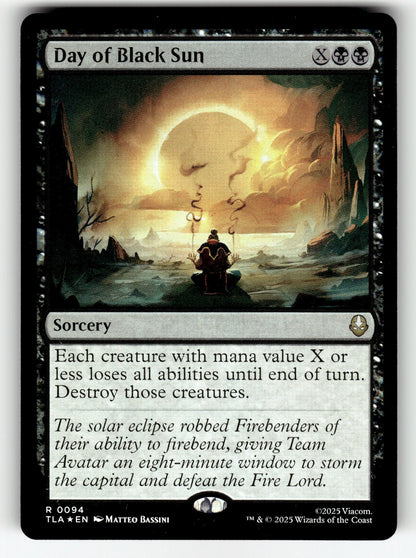 Day of Black Sun – 94 TLA: Avatar: The Last Airbender R Foil NM