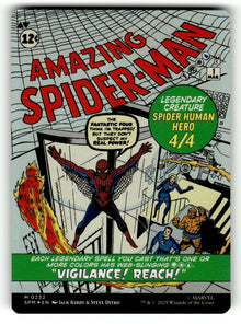 Peter Parker () (Borderless) – 232 SPM: Marvel's Spider-Man M FoilNM (Back)