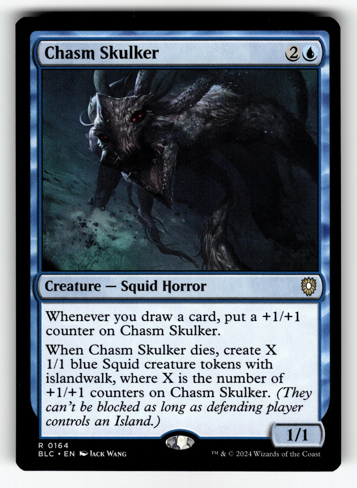 Chasm Skulker – 164 BLC: Commander: Bloomburrow R NM