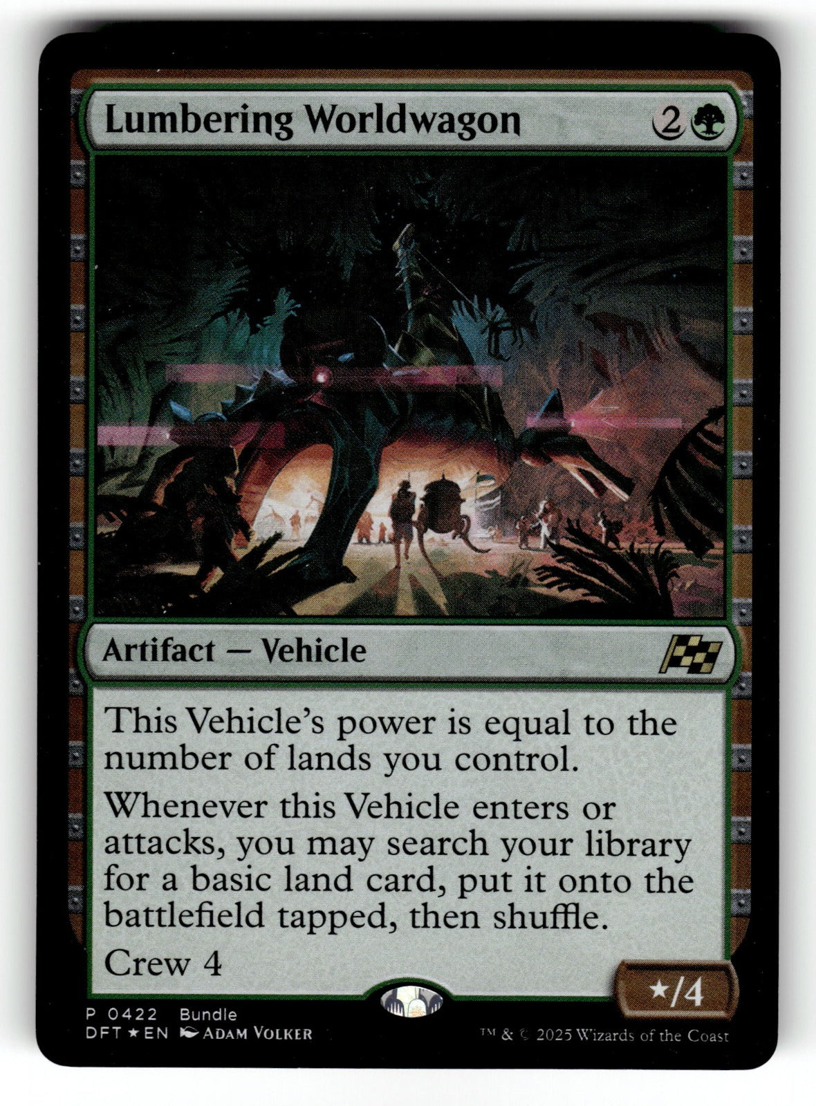 Lumbering Worldwagon (DFT Bundle) – 422 UMP: Unique and Miscellaneous Promos P FoilNM