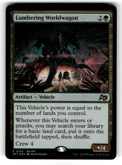 Lumbering Worldwagon (DFT Bundle) – 422 UMP: Unique and Miscellaneous Promos P FoilNM
