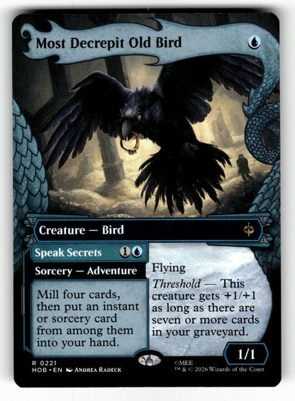 Most Decrepit Old Bird (Showcase) – 221 HOB: The Hobbit R NM