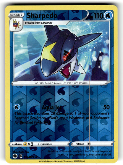 Sharpedo - 12/73 CHP: Champion's Path Uncommon NM