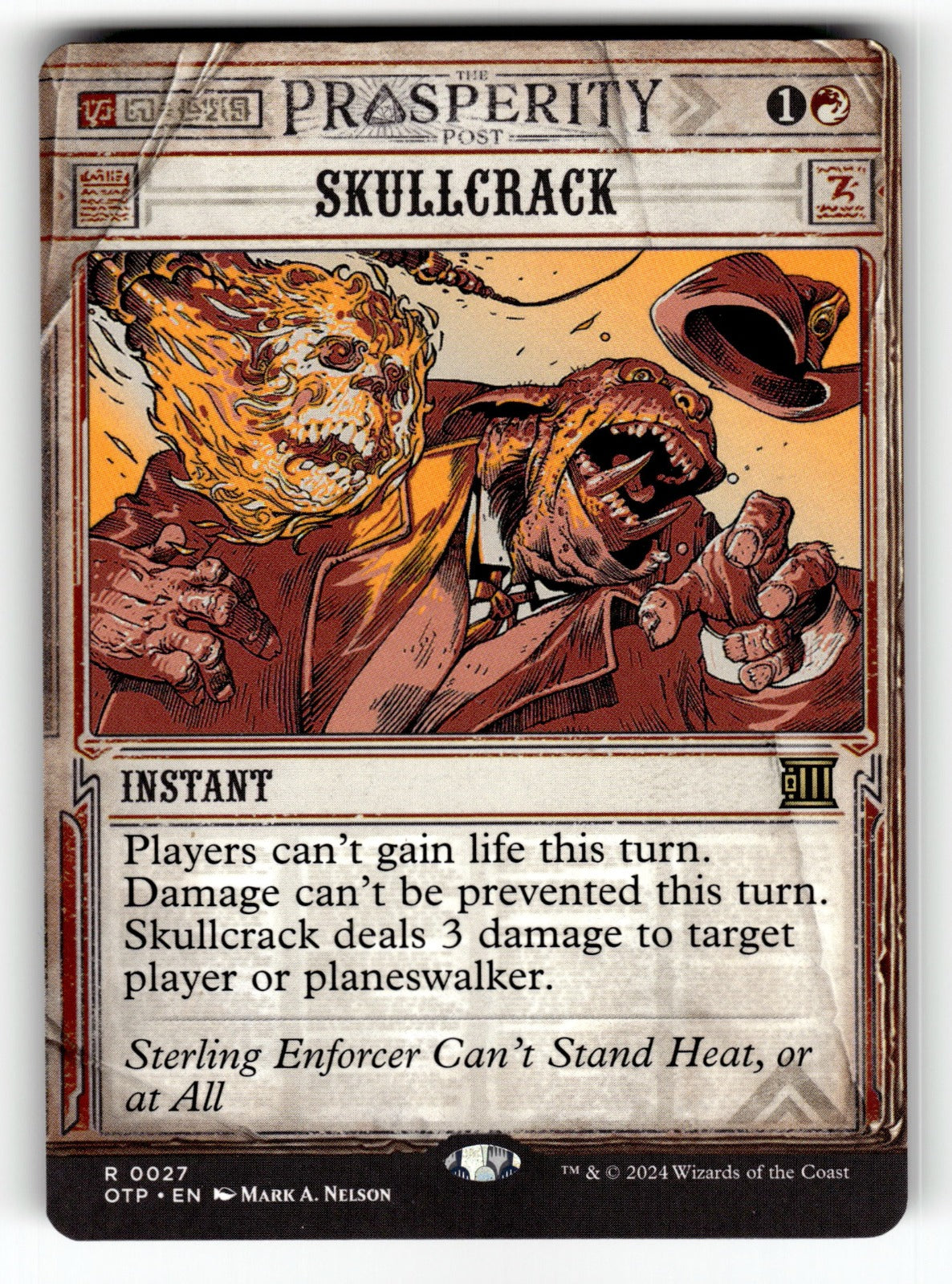 Skullcrack – 27 OTP: Outlaws of Thunder Junction: Breaking News R NM