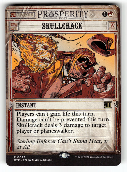 Skullcrack – 27 OTP: Outlaws of Thunder Junction: Breaking News R NM