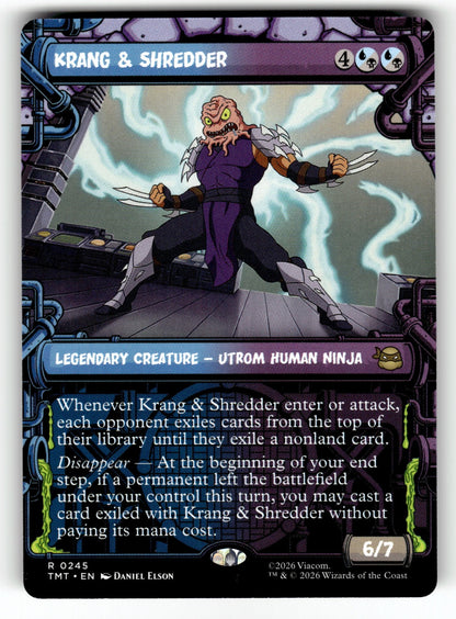 Krang & Shredder (Showcase) – 245 TMT: Teenage Mutant Ninja Turtles R NM