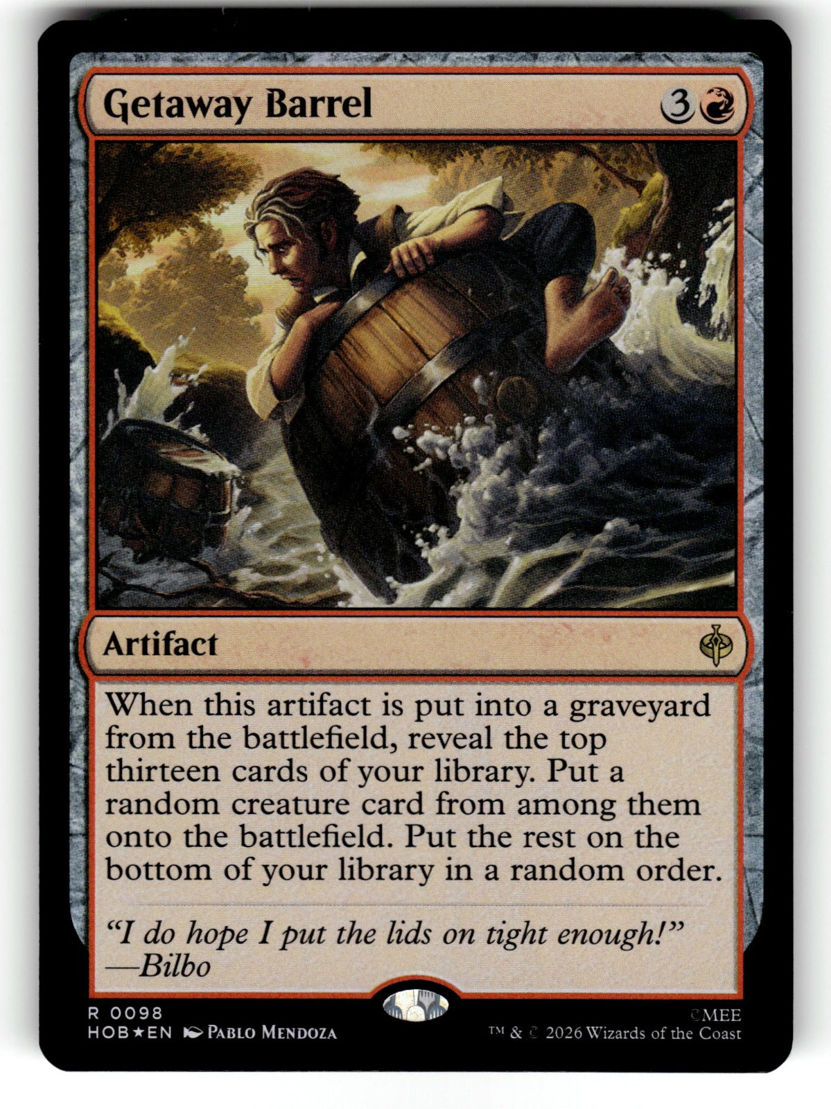 Getaway Barrel – 98 HOB: The Hobbit R Foil LP
