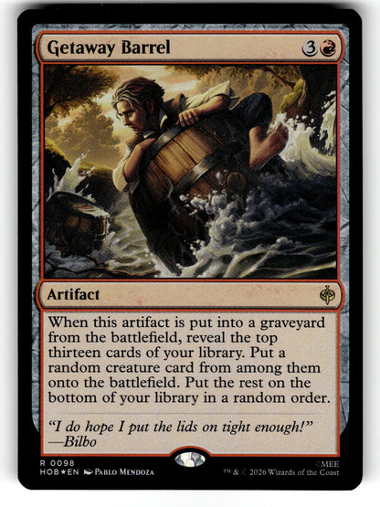 Getaway Barrel – 98 HOB: The Hobbit R Foil LP