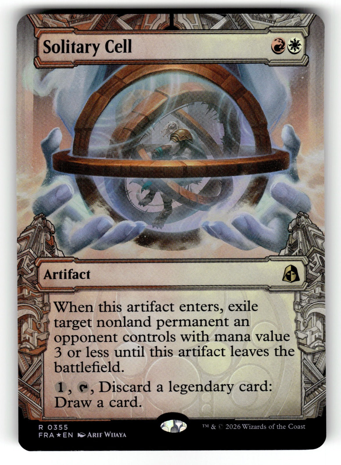 Solitary Cell (Showcase) – 355 FRA: Reality Fracture R Foil NM