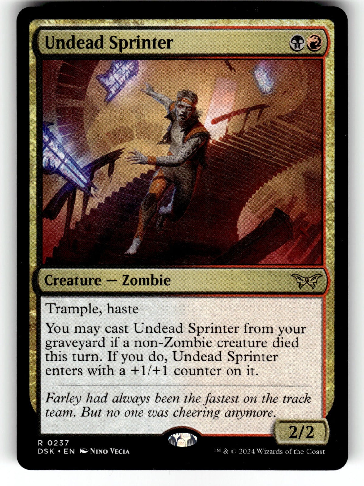 Undead Sprinter – 237 DSK: Duskmourn: House of Horror R NM