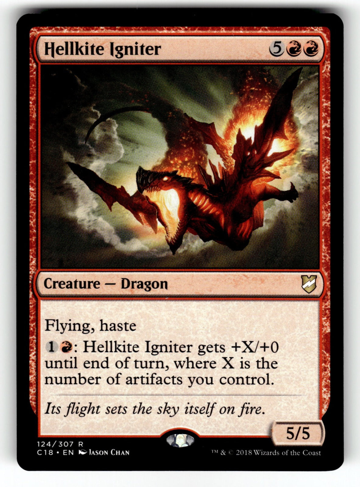 Hellkite Igniter – 124 C18: Commander 2018 R LP