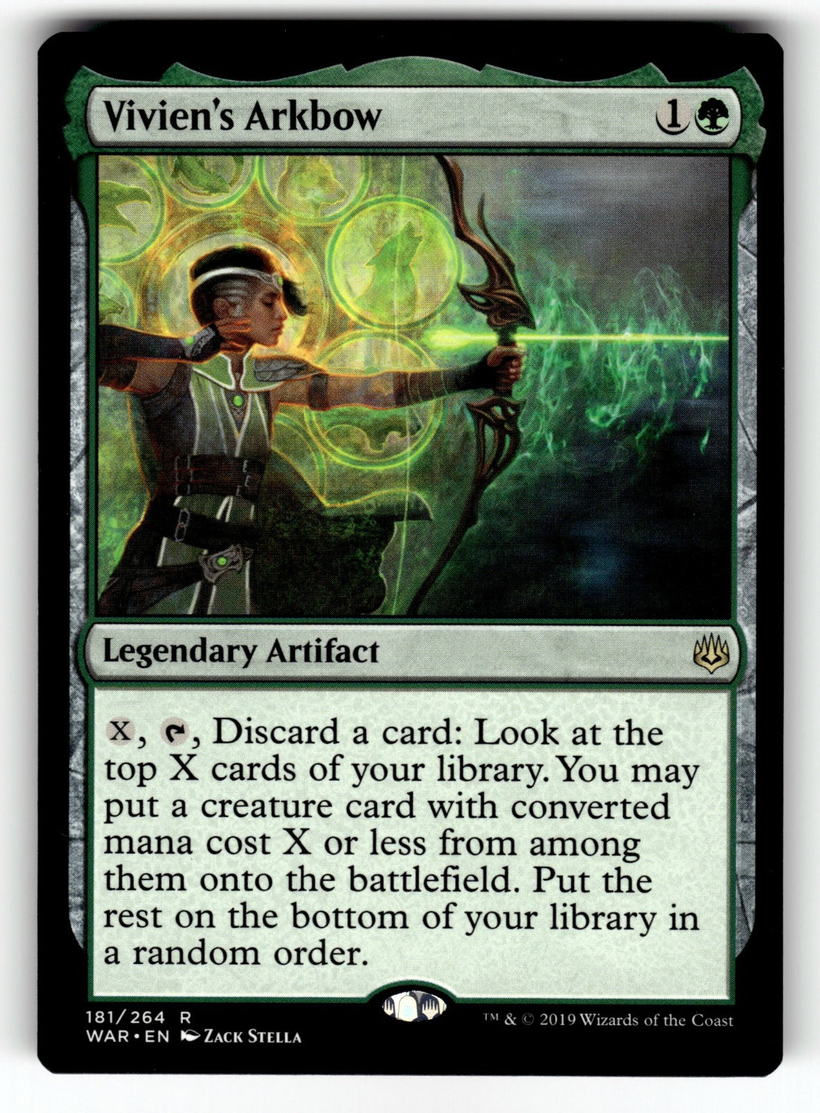 Vivien's Arkbow – 181 WAR: War of the Spark R NM