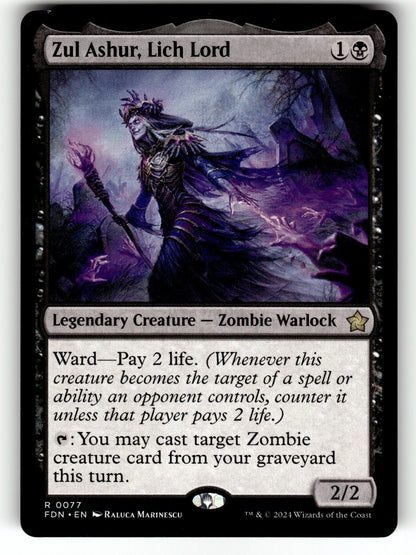 Zul Ashur, Lich Lord – 77 FDN: Foundations R NM