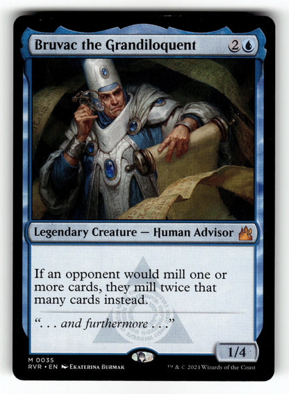 Bruvac the Grandiloquent – 35 RVR: Ravnica Remastered M NM