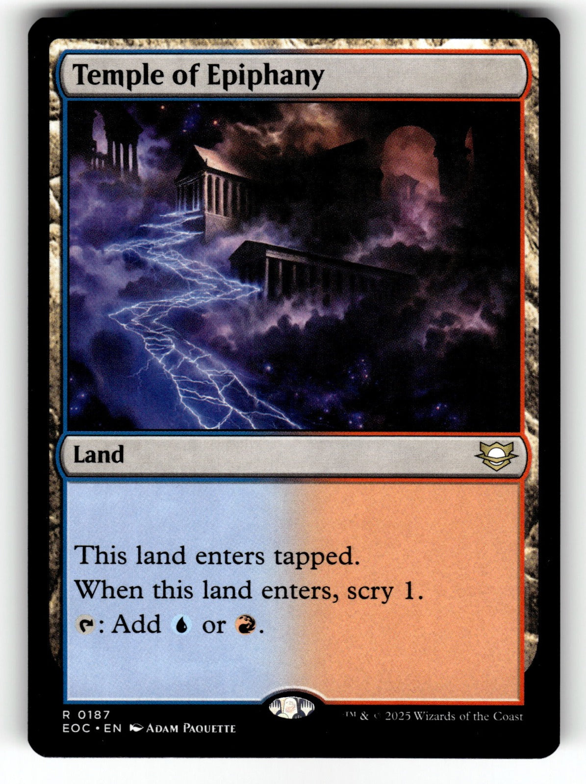 Temple of Epiphany – 187 EOC: Commander: Edge of Eternities R LP
