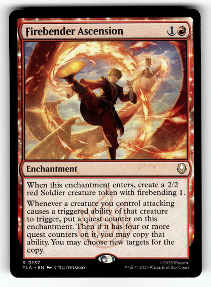 Firebender Ascension – 137 TLA: Avatar: The Last Airbender R NM