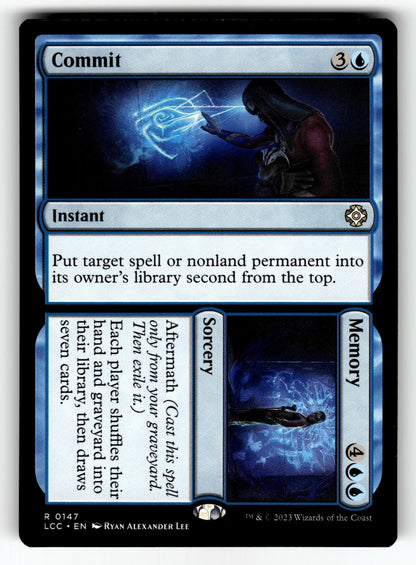 Commit // Memory – 147 LCC: Commander: The Lost Caverns of Ixalan R NM