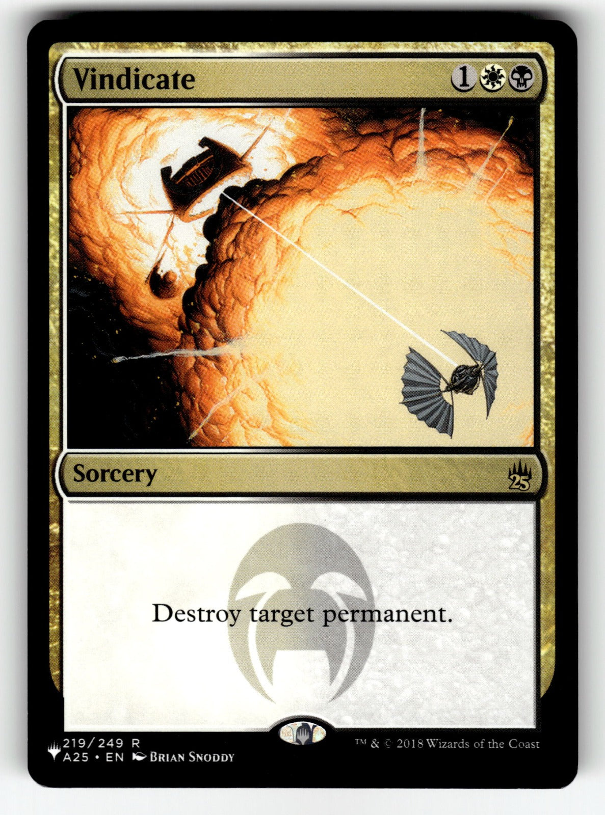 Vindicate – 219/249 LIST: The List Reprints R NM