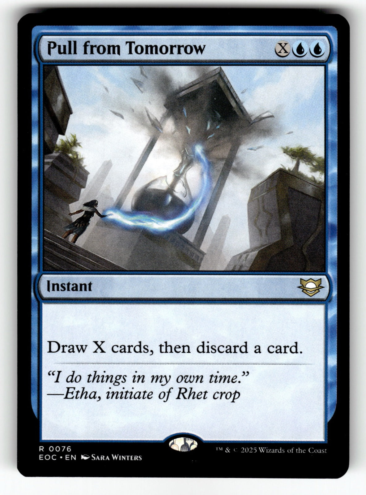 Pull from Tomorrow – 76 EOC: Commander: Edge of Eternities R NM