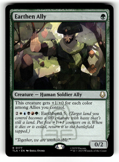 Earthen Ally – 177 TLA: Avatar: The Last Airbender R NM