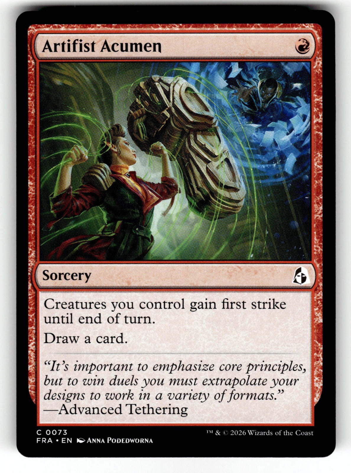 Artifist Acumen – 73 FRA: Reality Fracture C NM