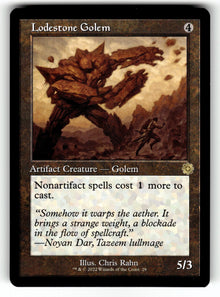 Lodestone Golem – 29 BRR: The Brothers' War: Retro Frame Artifacts R NM