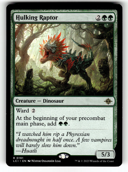 Hulking Raptor – 191 LCI: The Lost Caverns of Ixalan R LP