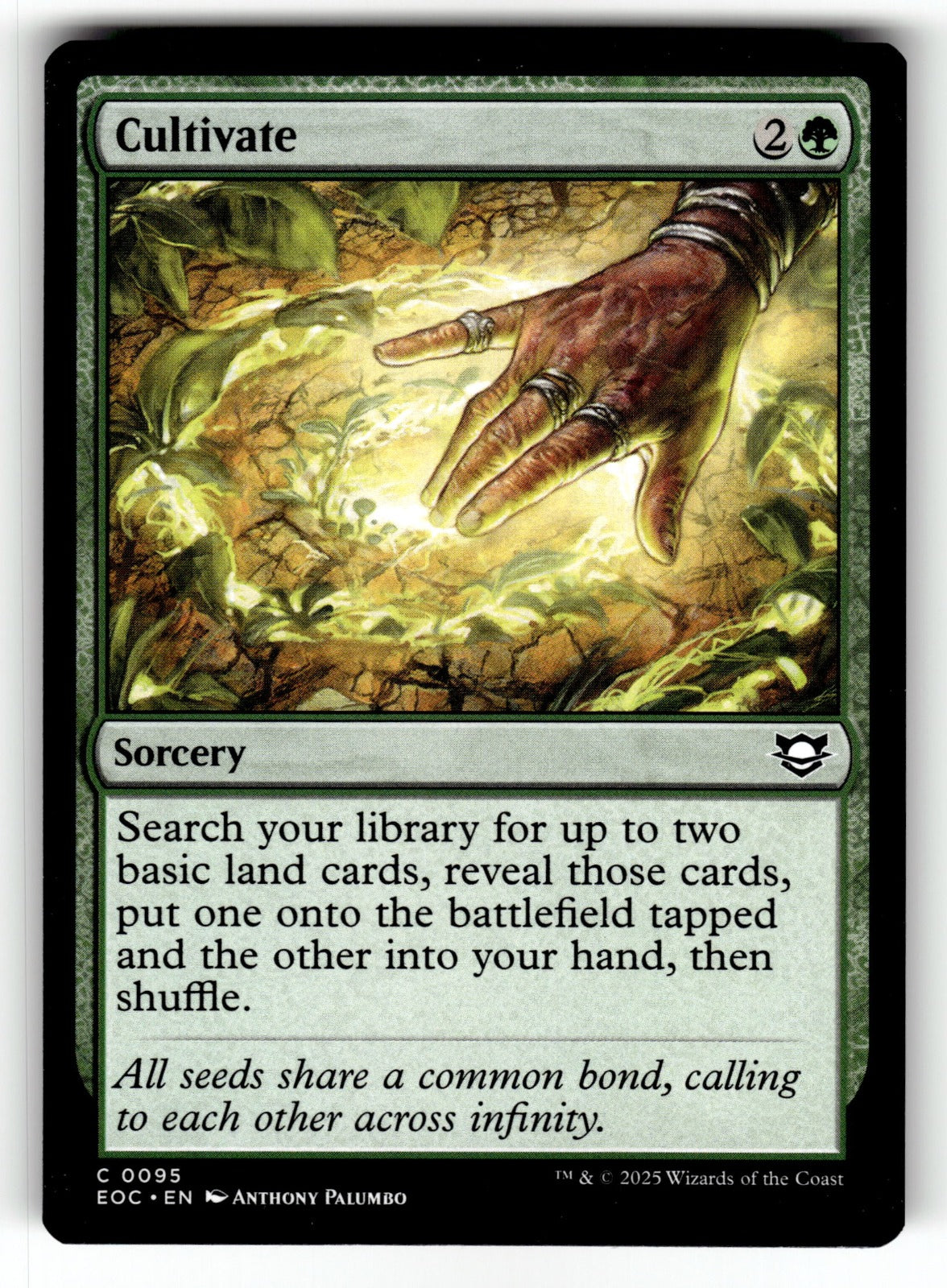 Cultivate – 95 EOC: Commander: Edge of Eternities C NM