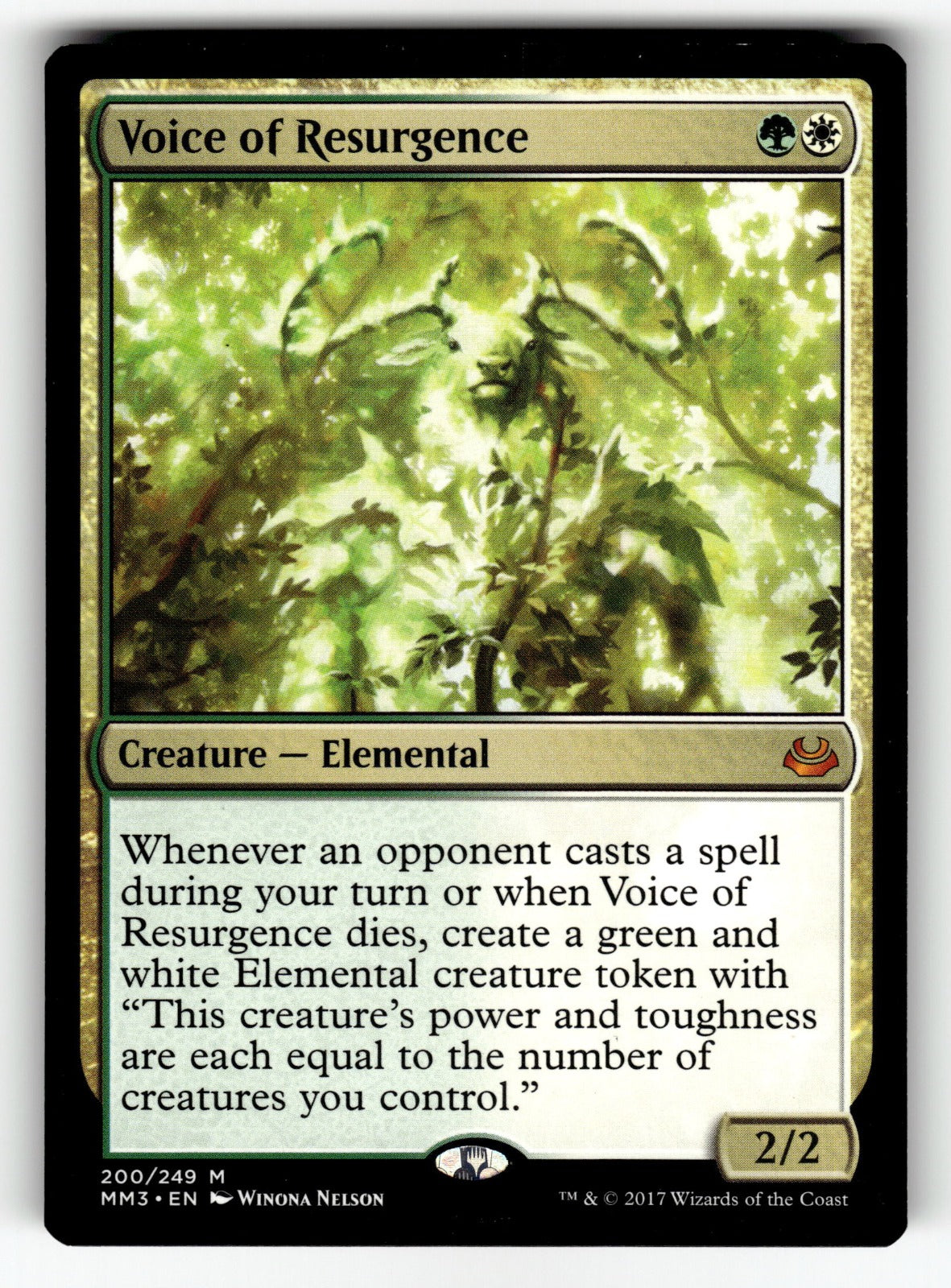 Voice of Resurgence – 200 MM3: Modern Masters 2017 M NM