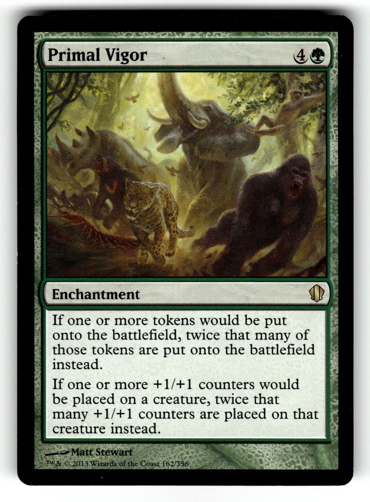 Primal Vigor – 162 C13: Commander 2013 R NM