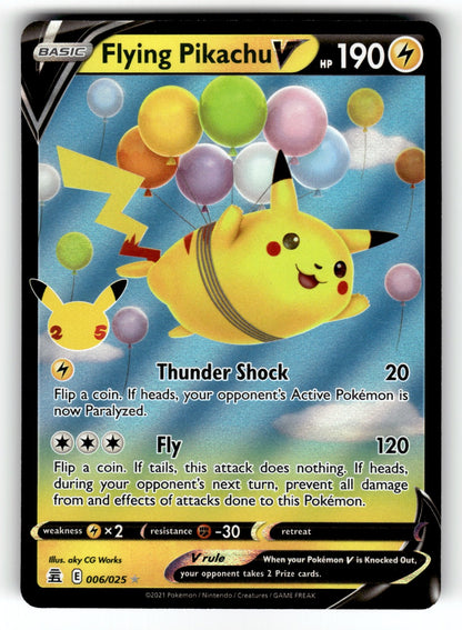Flying Pikachu V – 006/025 CLB: Celebrations Ultra Rare Holo LP