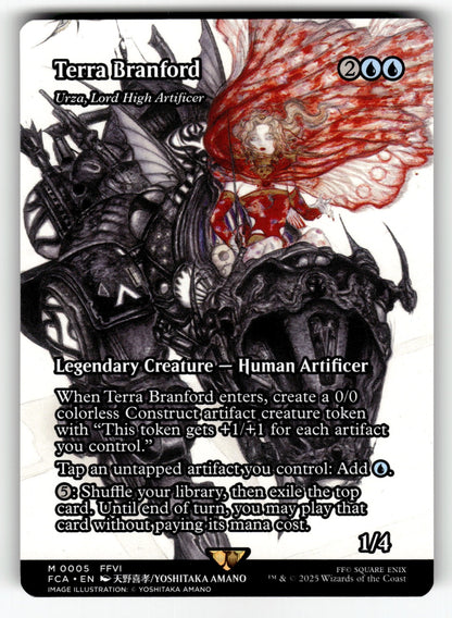 Terra Branford - Urza, Lord High Artificer (Showcase) – 5 FCA: FINAL FANTASY: Through the Ages M NM
