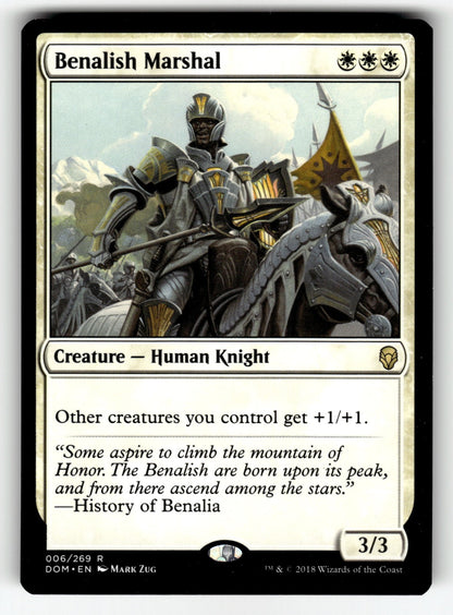 Benalish Marshal – 6 DOM: Dominaria R NM