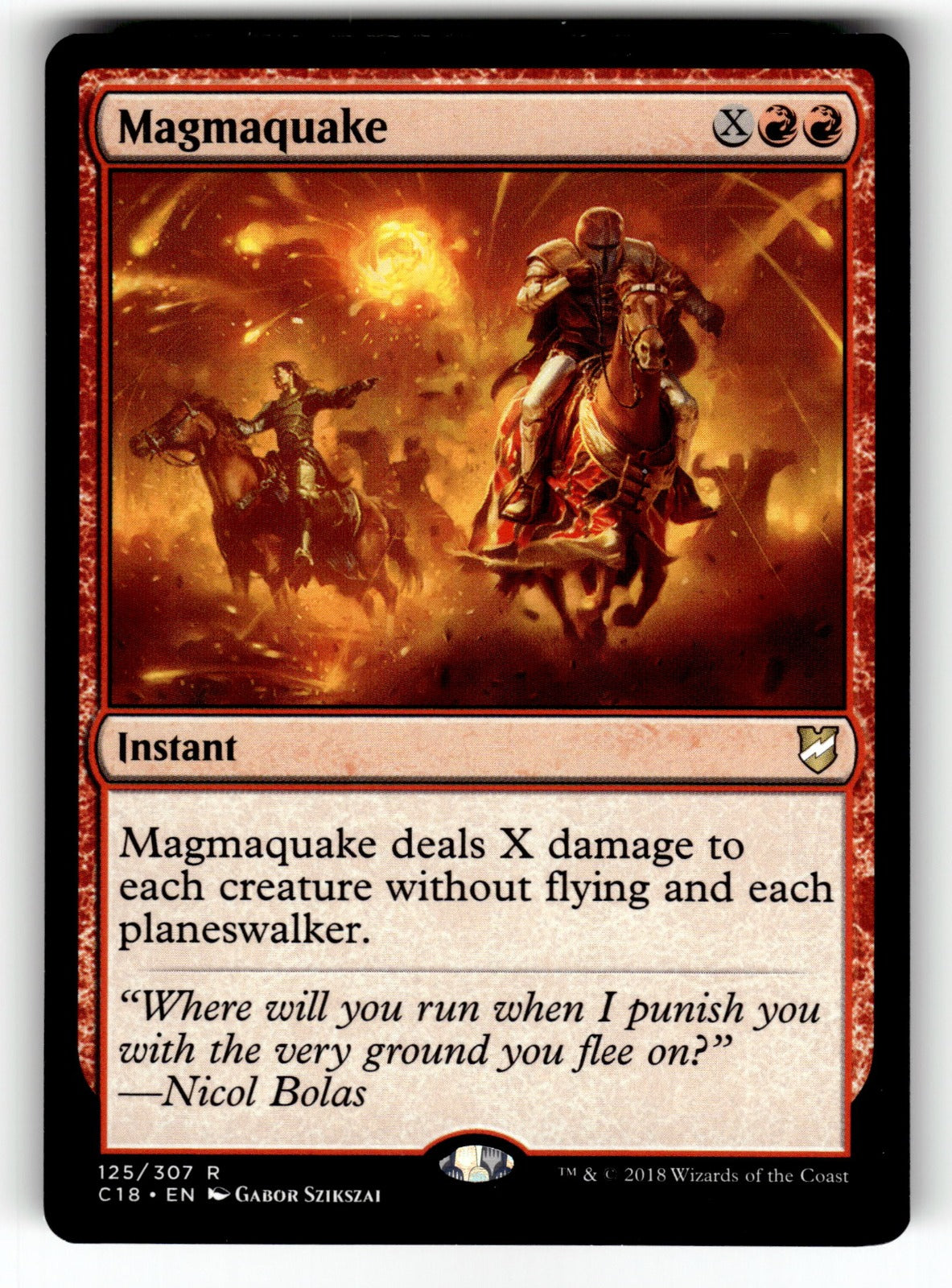 Magmaquake – 125 C18: Commander 2018 R NM